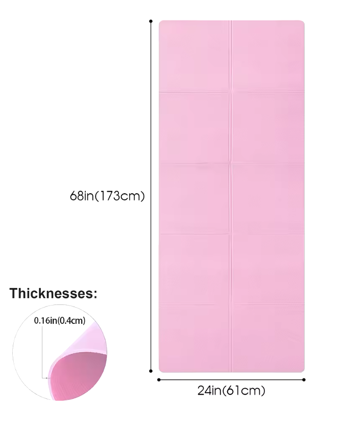 Mat for Yoga, Pilates, and Exercise